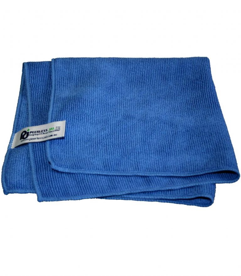 Microfibre Cloth Anti Microbial Blue Peerless JAL