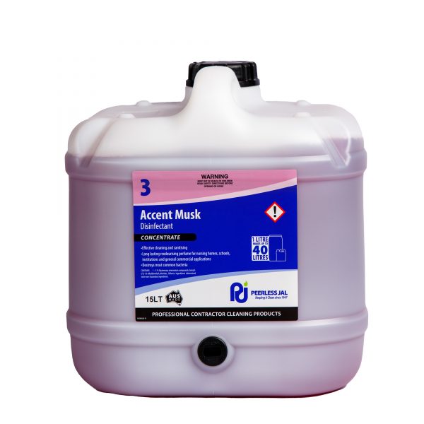 Accent Musk Commercial Grade Disinfectant 15L