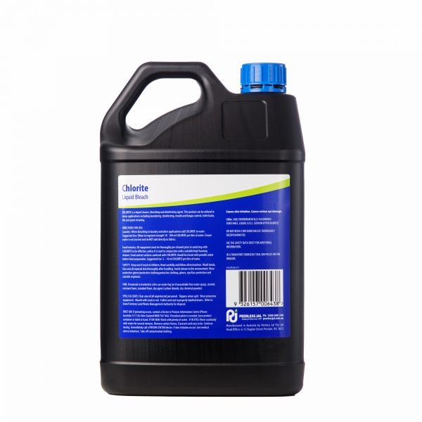 Chlorite Liquid Bleach 5L - Back