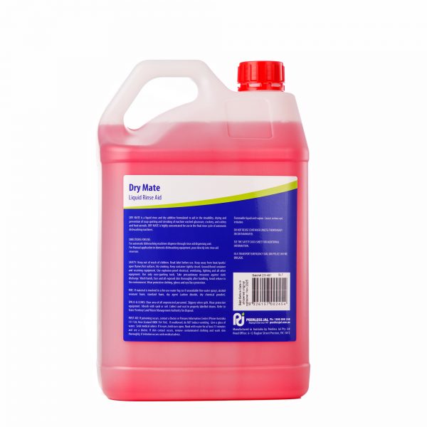Dry Mate Liquid Rinse Aid 5L - Back