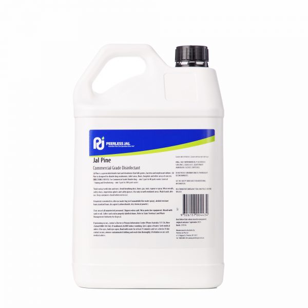 Jal Pine Commercial Grade Disinfectant 5L - Back