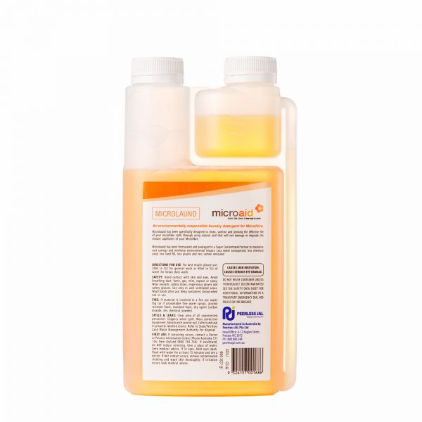 Microaid Microlaund Laundry Detergent 1L - Back