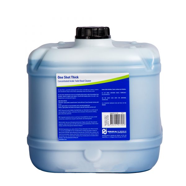One Shot Thick Toilet Bowl Cleaner 15L - Back