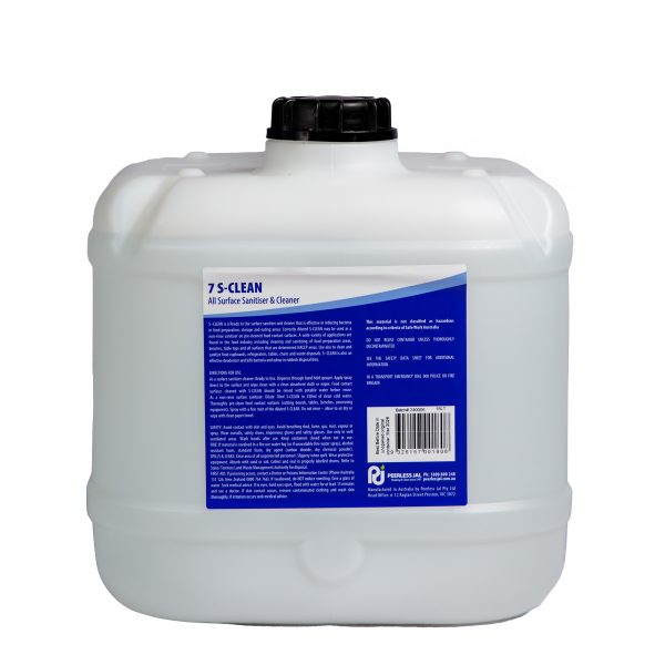 S-Clean Surface Sanitiser & Cleaner 15L - Back