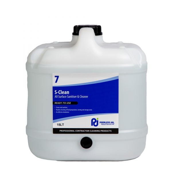 S-Clean Surface Sanitiser & Cleaner 15L