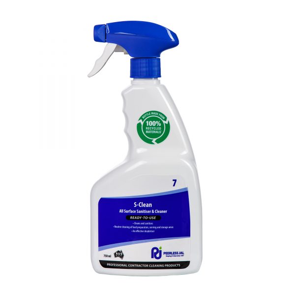 S-Clean Surface Sanitiser & Cleaner 750ML