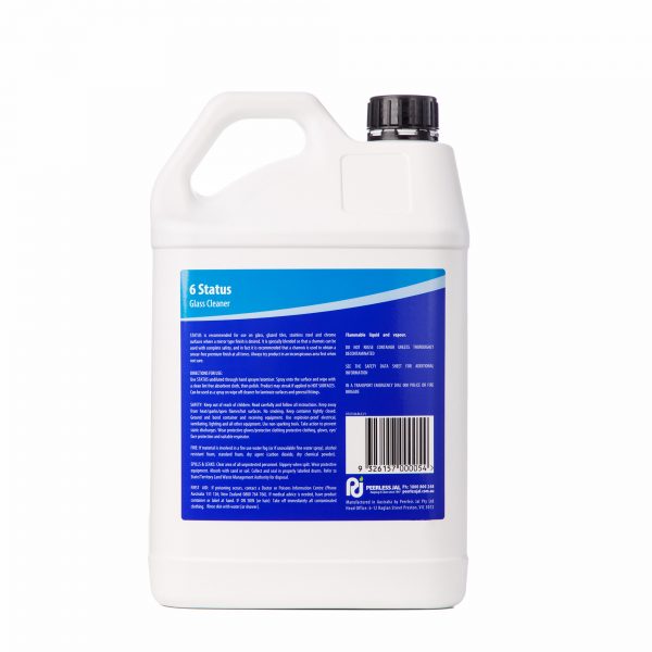 Status Non Smear Glass Cleaner 5L - Back