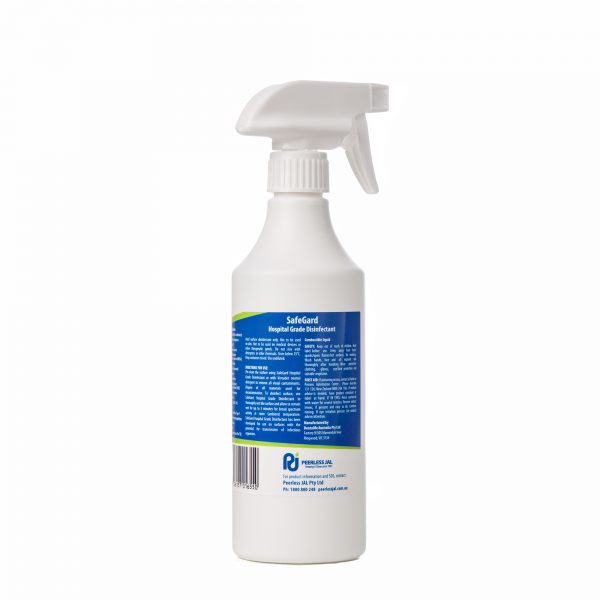 Safegard Hospital Grade Disinfectant 750ML RTU - Back